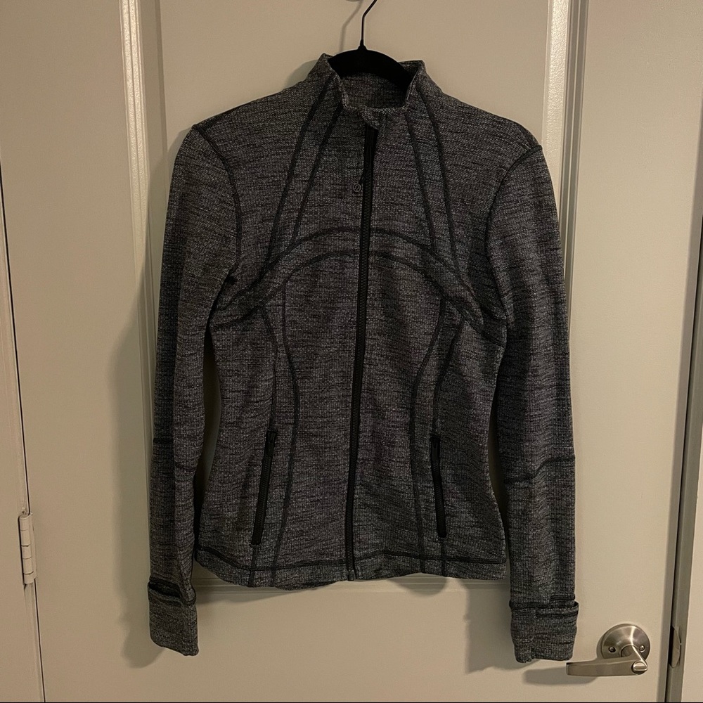 Lululemon Define Jacket size 6 heathered black/gray